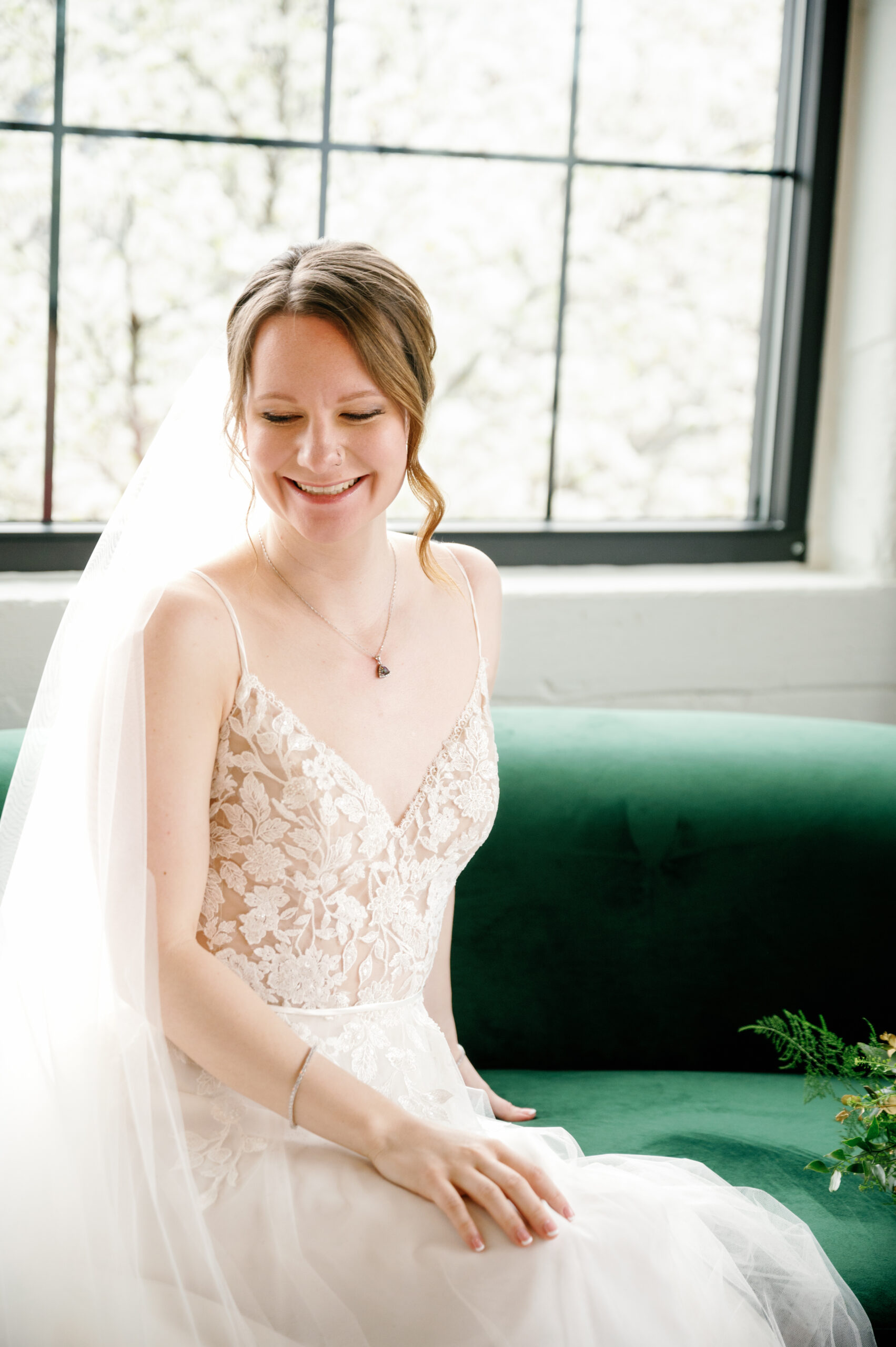 arbor loft bridal portrait